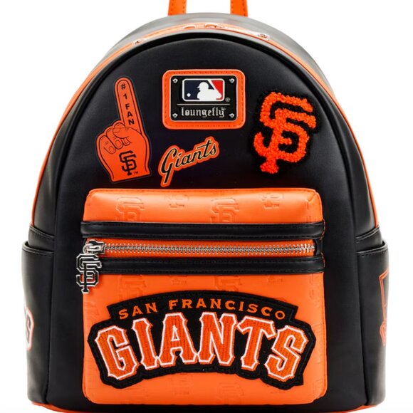 Officially Licensed Gear San Francisco Giants Loungefly Patches Mini Backpack - Picture 1 of 9
